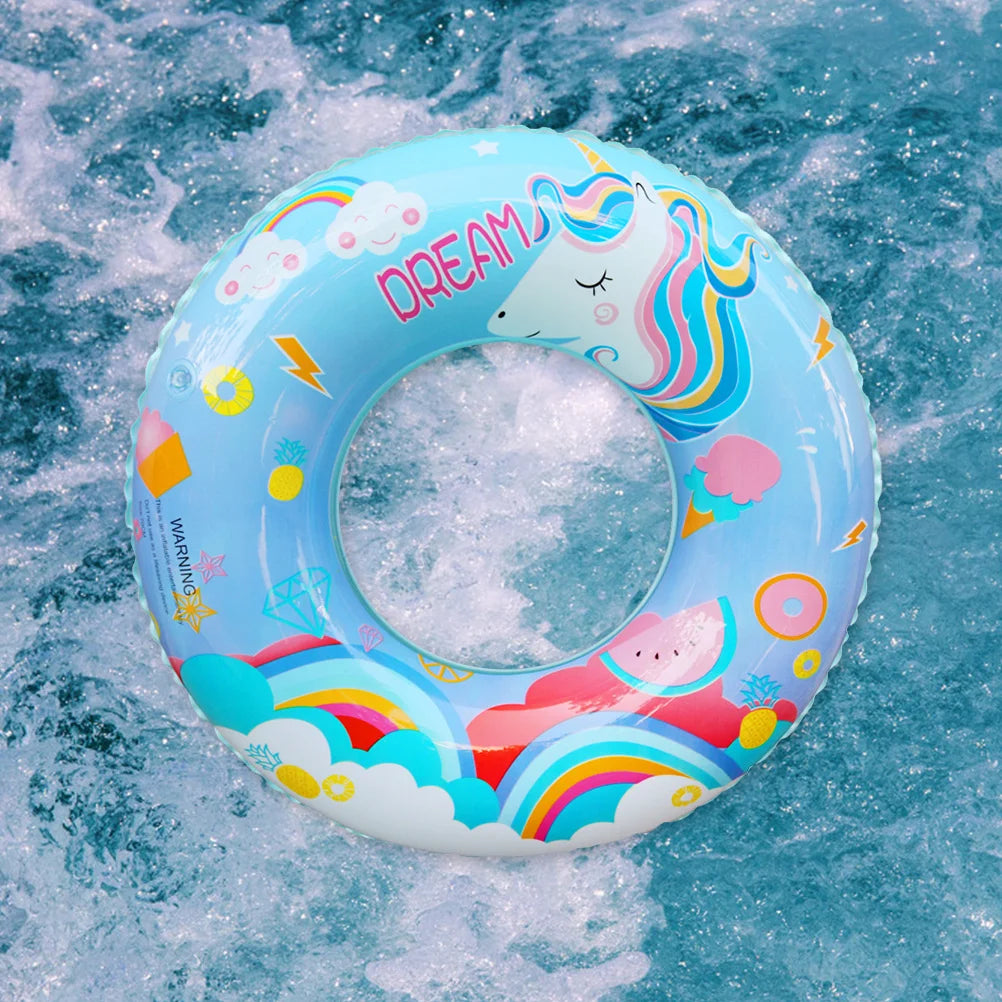 Unicorn and Rainbow Swimming Tube