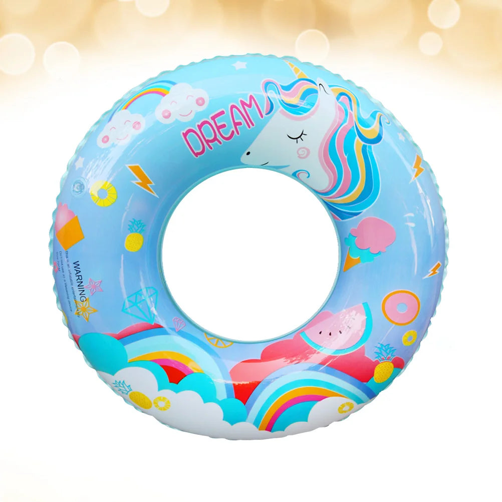 Unicorn and Rainbow Swimming Tube