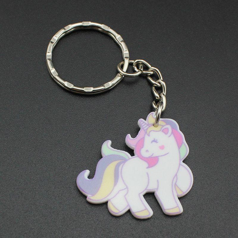 Cute Pink Unicorn Keyring-100 Unicorns