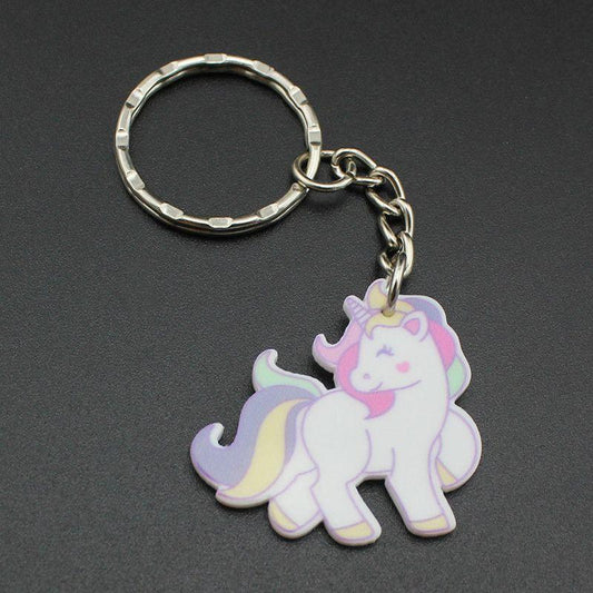 Cute Pink Unicorn Keyring-100 Unicorns