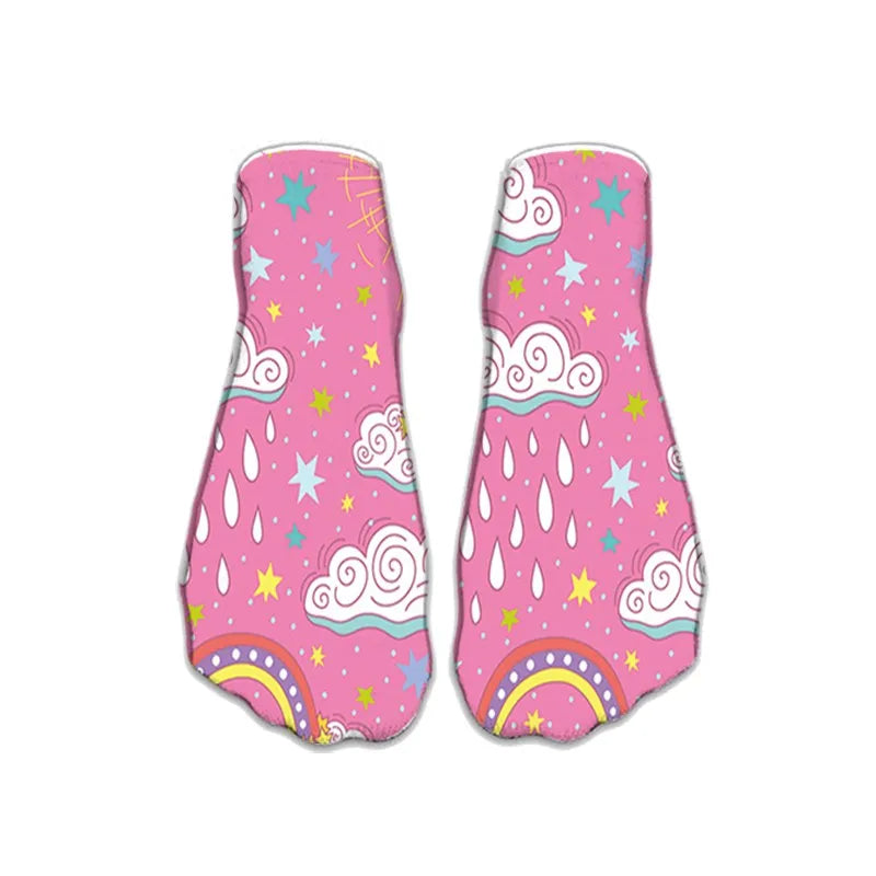 Short Rainbow Cloud Socks