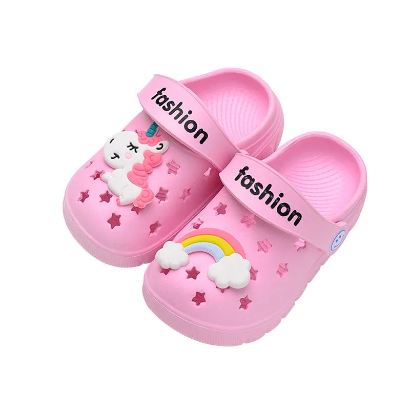 Kids Pastel Unicorn Crocs