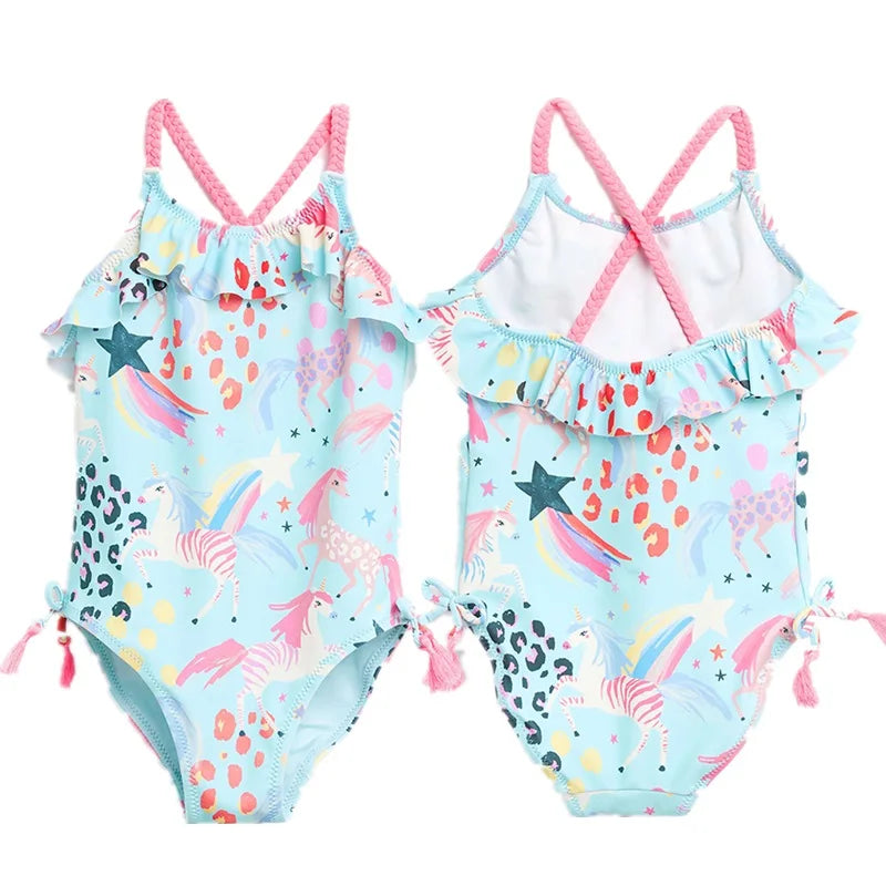 Toddler 6M-5T Kids Unicorn Swimsuit