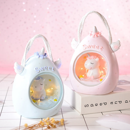 Sweet Unicorn Night Light with Rope