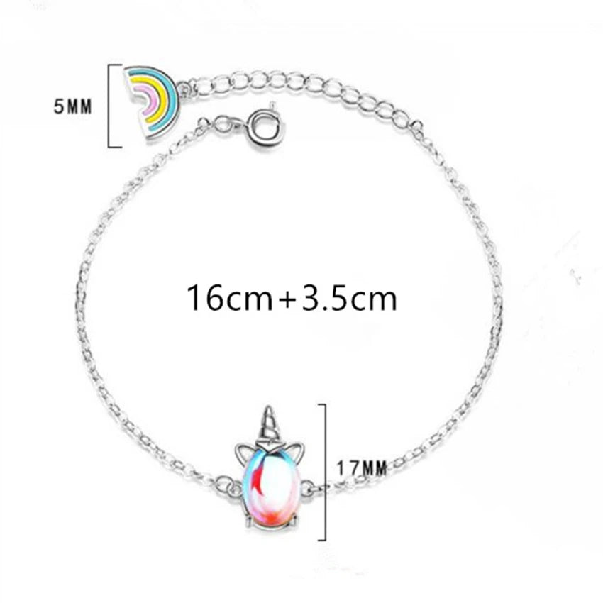 Unicorn Moonstone Bracelet