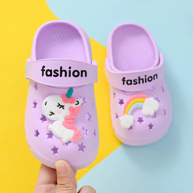 Kids Pastel Unicorn Crocs