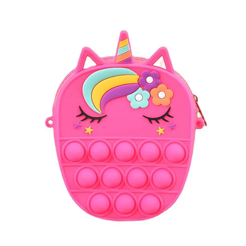 Unicorn Push-Pop Fidget Purse