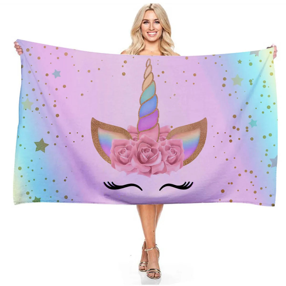 Unicorn Graphics Beach and Pool Towels