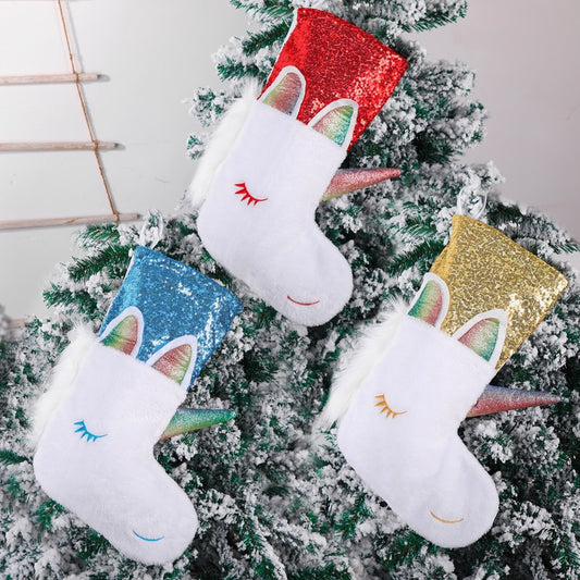 Unicorn Socks Hanging Ornaments (2pcs)
