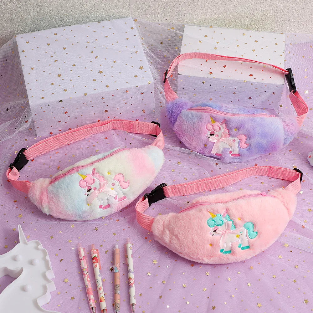 Fluffy Unicorn Children's Fanny Pack