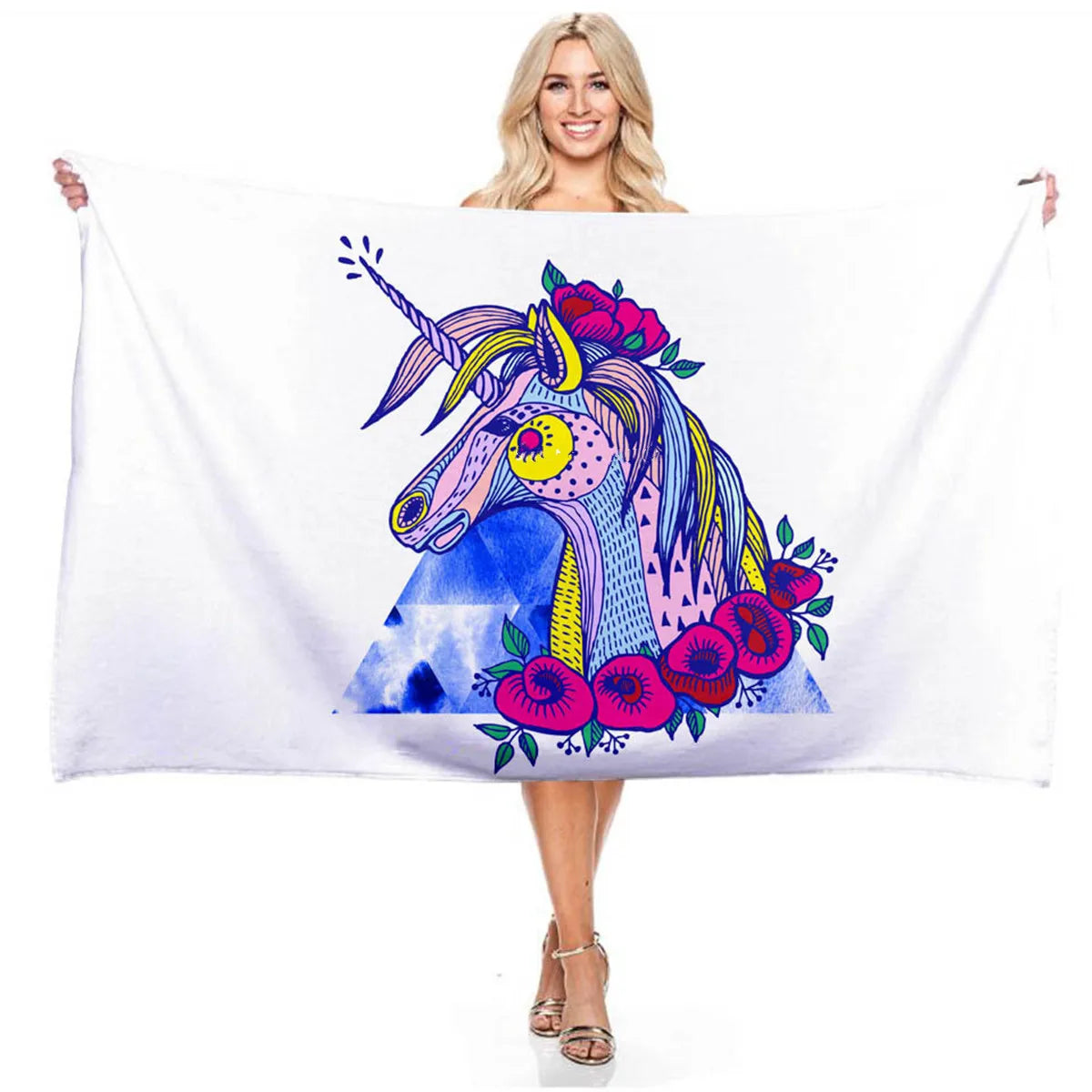 Unicorn Graphics Beach and Pool Towels