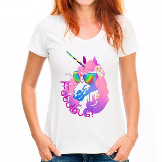 Fabulous Sunglasses Women's Unicorn T-Shirt-100 Unicorns