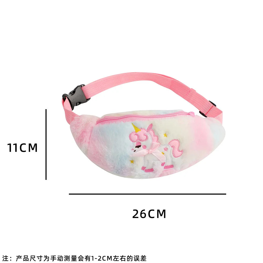 Fluffy Unicorn Children's Fanny Pack