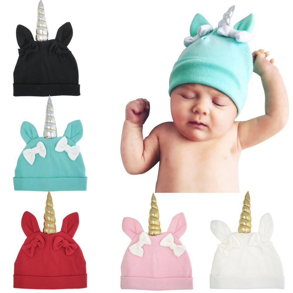 Knitted Baby / Toddler Unicorn Beanie Cap