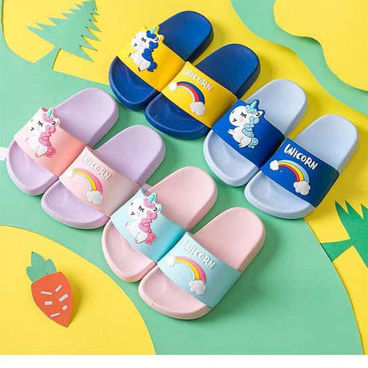 Cute Girls Magical Unicorn Flip-Flop Slippers