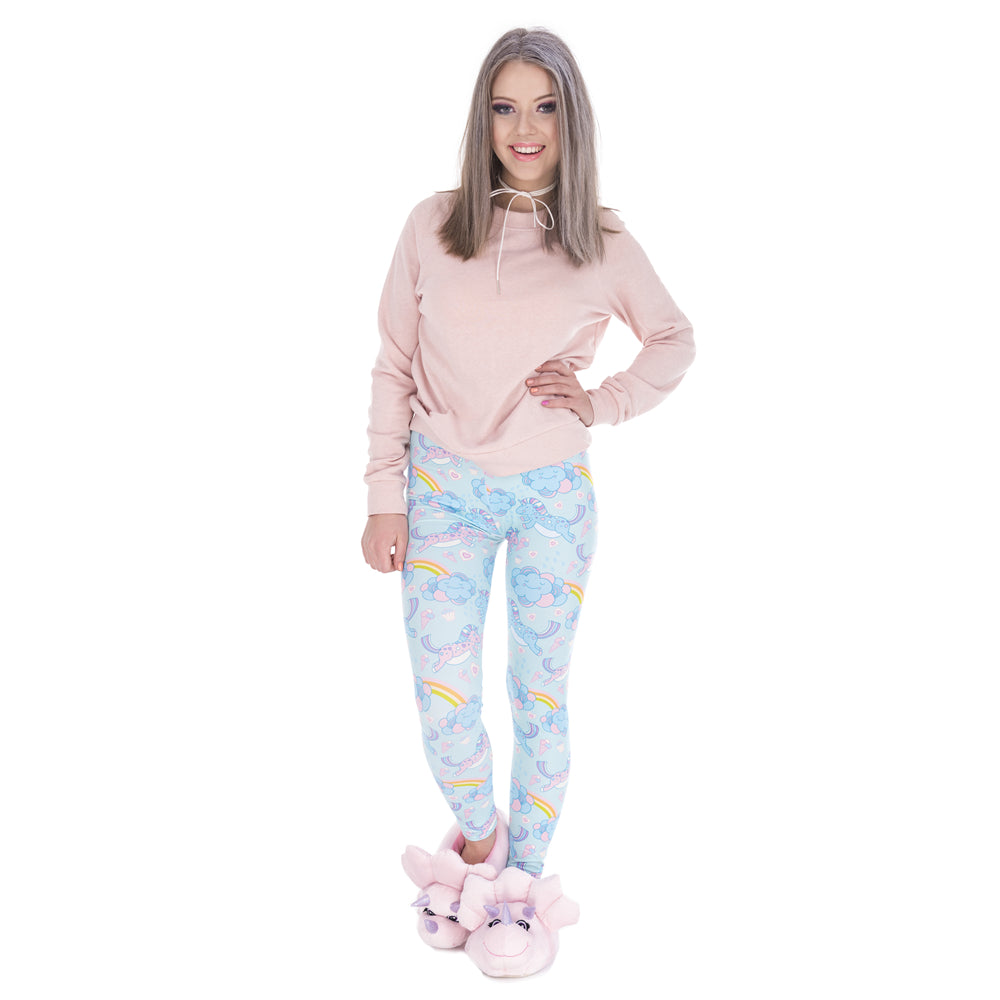 Cartoon Unicorn Leggings Model