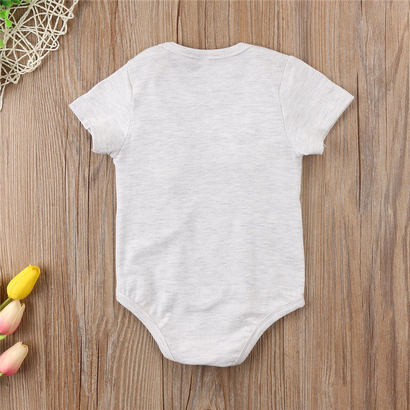 Back of Girl's Unicorn Baby Onesie