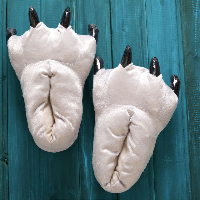 Gray Animal Costume Shoes