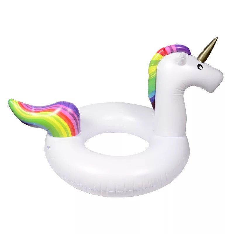 White Unicorn Pool Tube