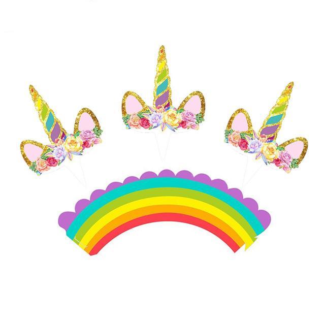 Rainbow Unicorn Cupcake Holder