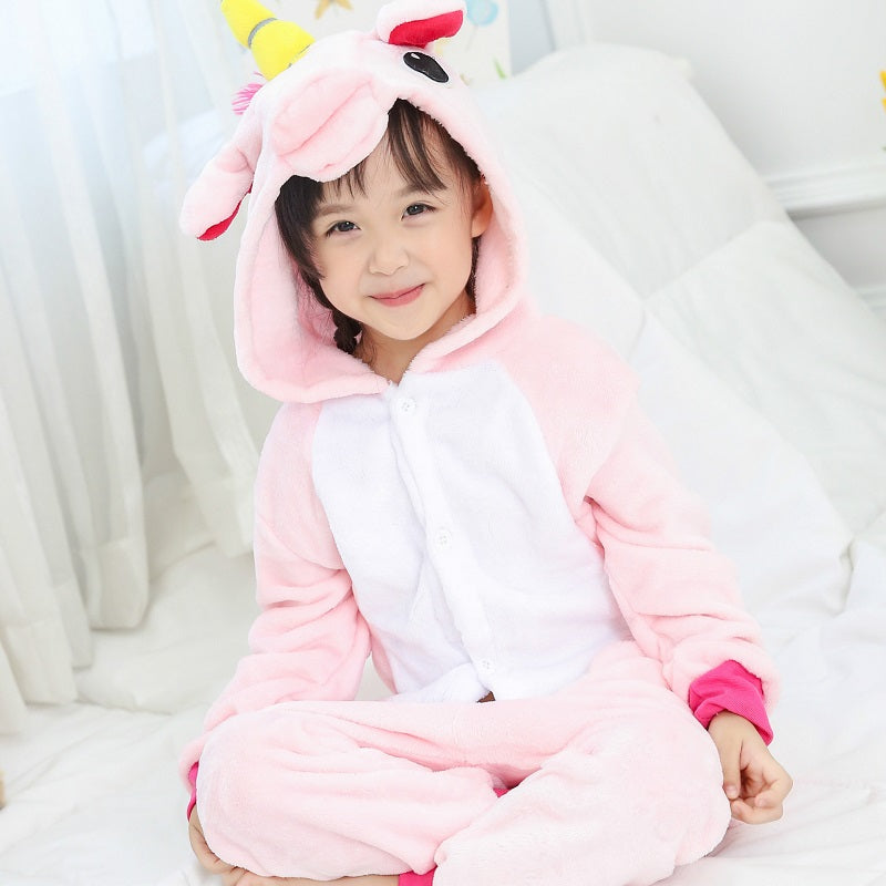 Colored Kids Unicorn Costume