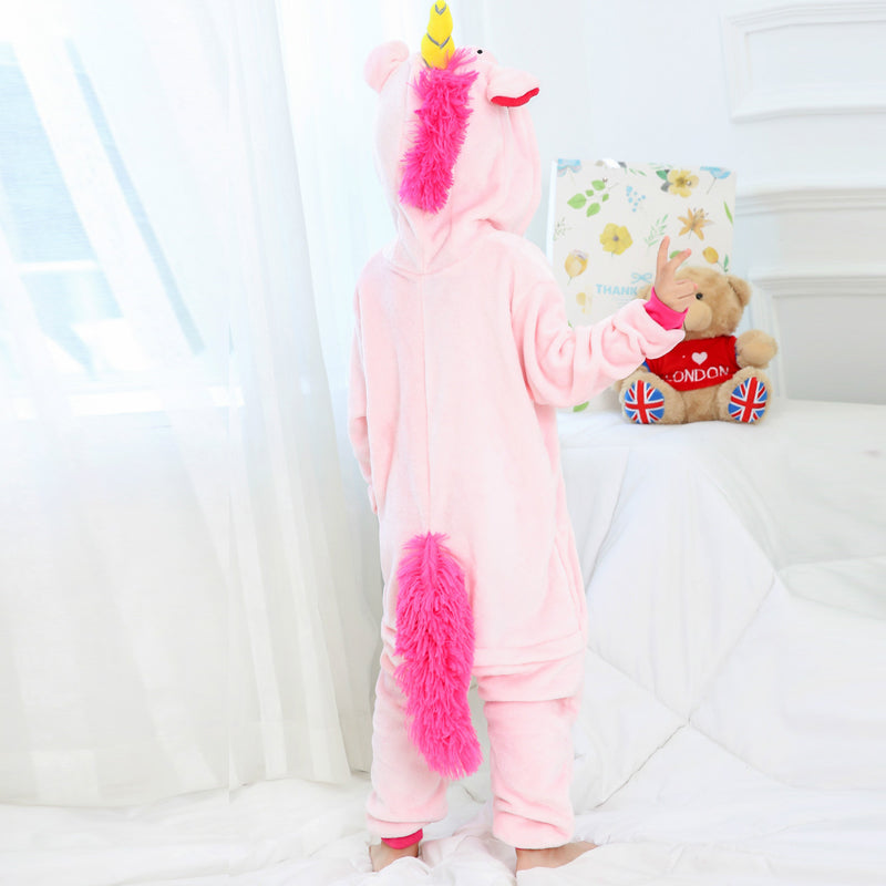 Back of Colored Kids Unicorn Onesie