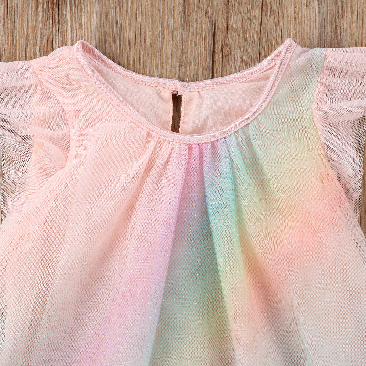 Rainbow Unicorn Tulle Dress Top