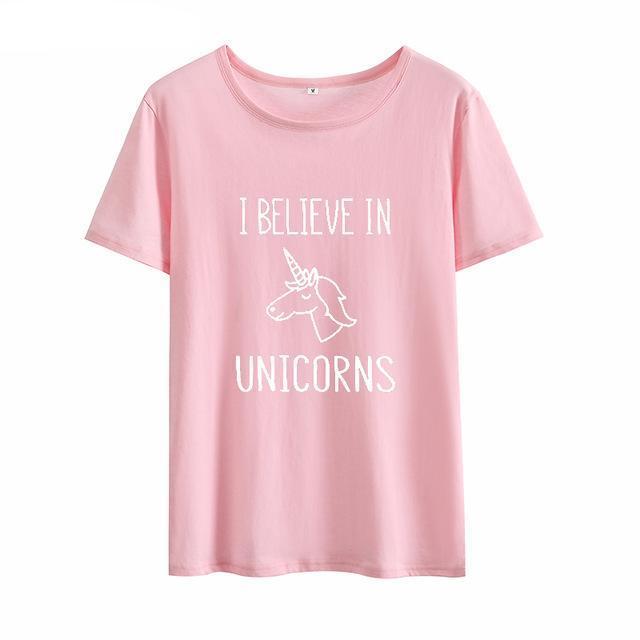 Women's I Believe In Unicorns T-Shirt