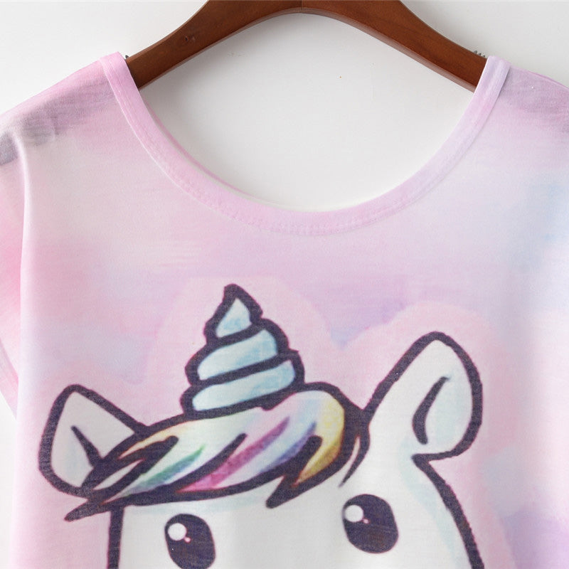 Loose Baby Unicorn T-Shirt Design