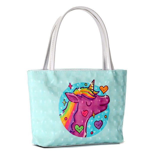 Colorful Unicorn Shopping / Tote Bag