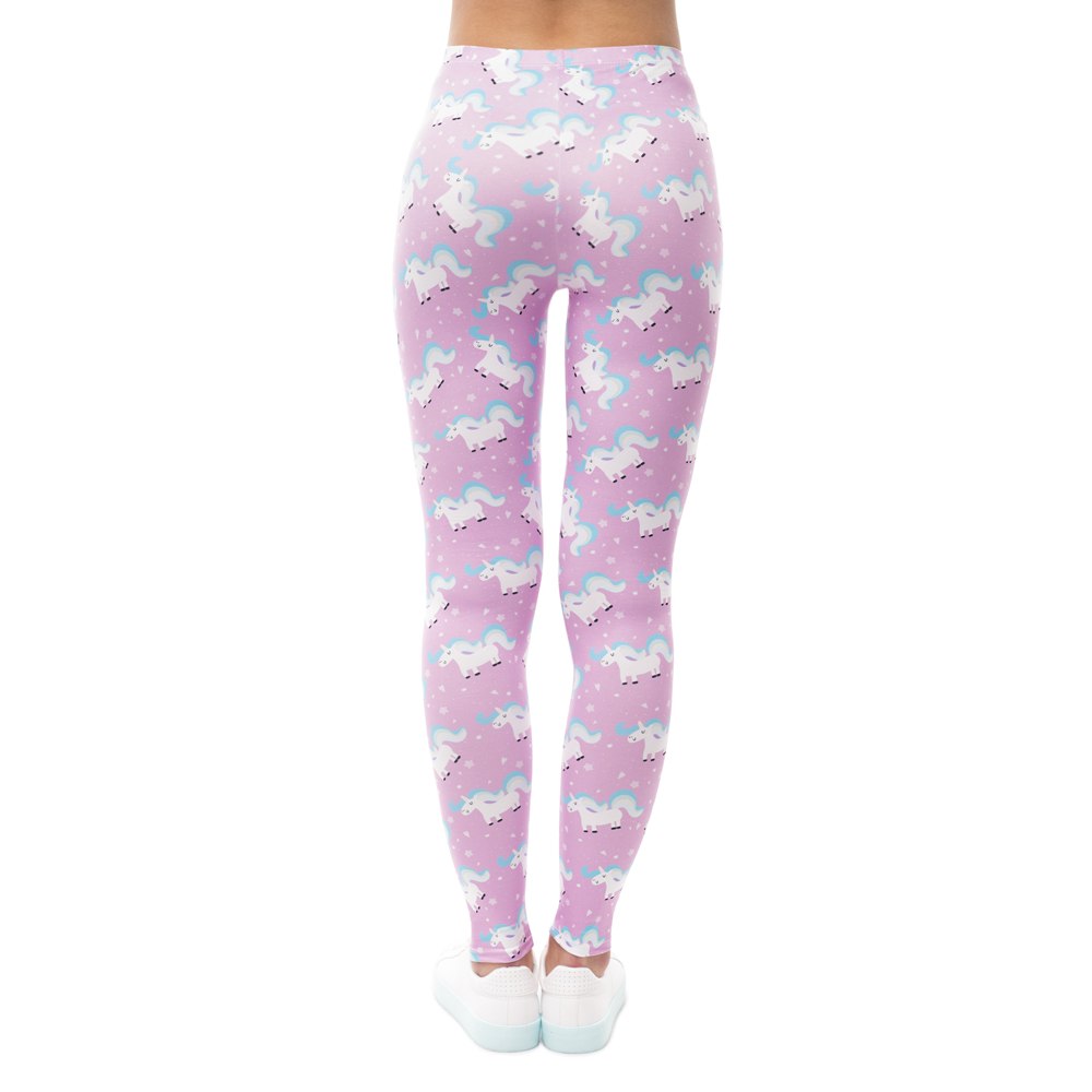 Back of Cartoon Unicorn Leggings