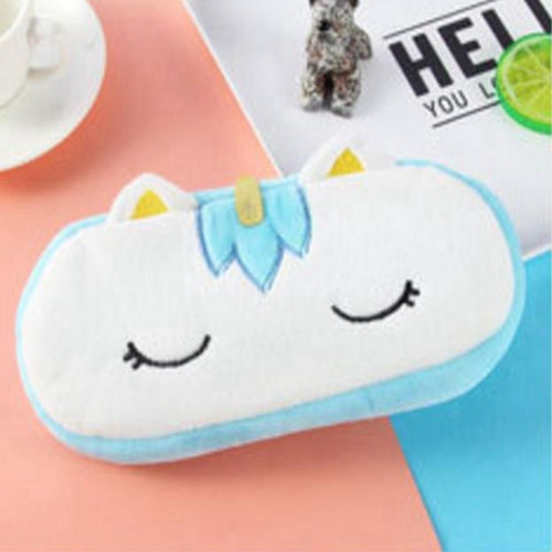 Cute Plush Baby Unicorn Pencil Bag Case