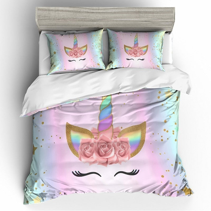 Unicorn discount bed throw