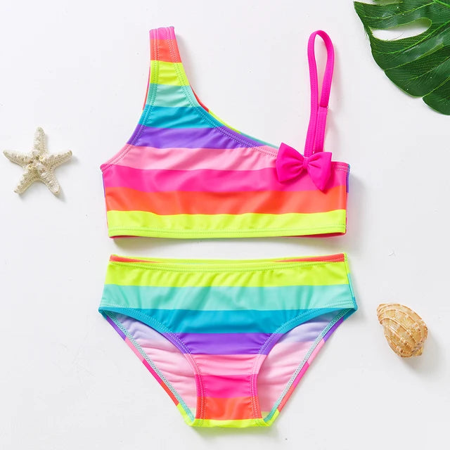 3-16Y Unicorn Two-piece Girls SwimSuit