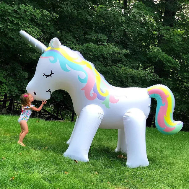 Inflatable Unicorn Water Sprinkler Toy