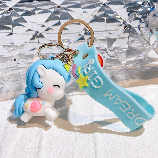 Dream Girl Unicorn Keychain