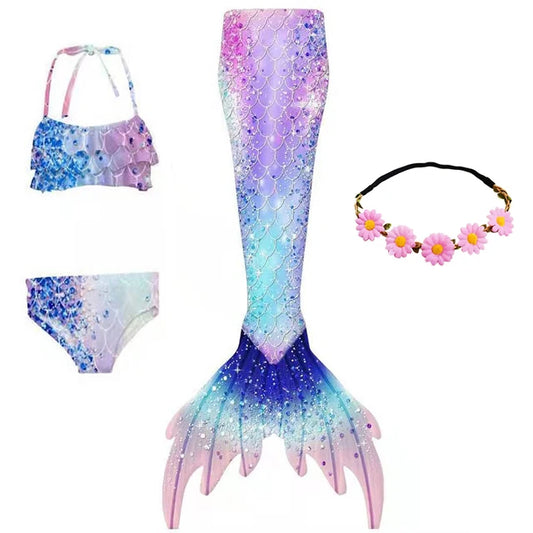 Kids Mermaid Tail and Swimming Suit