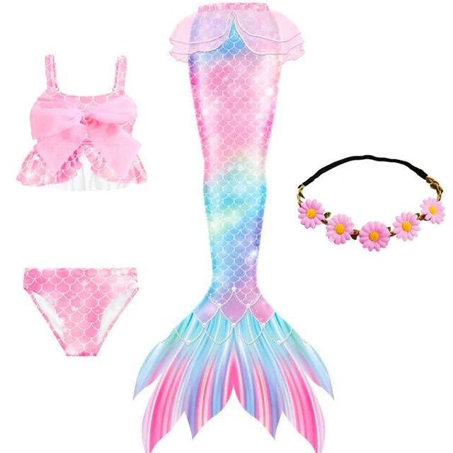 Kids Mermaid Tail and Swimming Suit