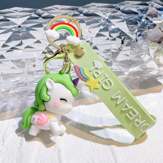 Dream Girl Unicorn Keychain