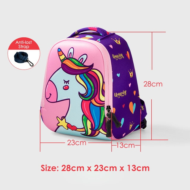 Magic Unicorn Kids School Backpack