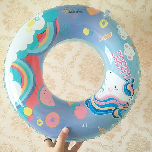 Unicorn and Rainbow Swimming Tube