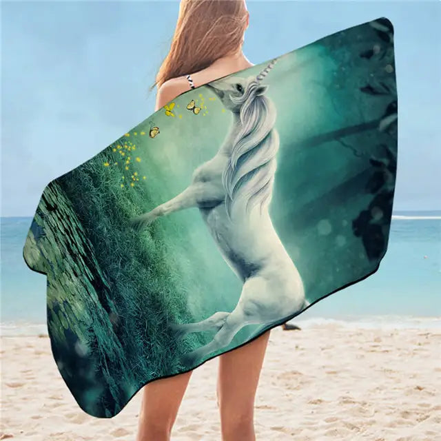 Majestic Unicorn Beach and Pool Towels