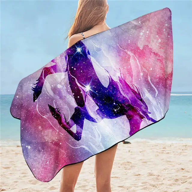 Majestic Unicorn Beach and Pool Towels