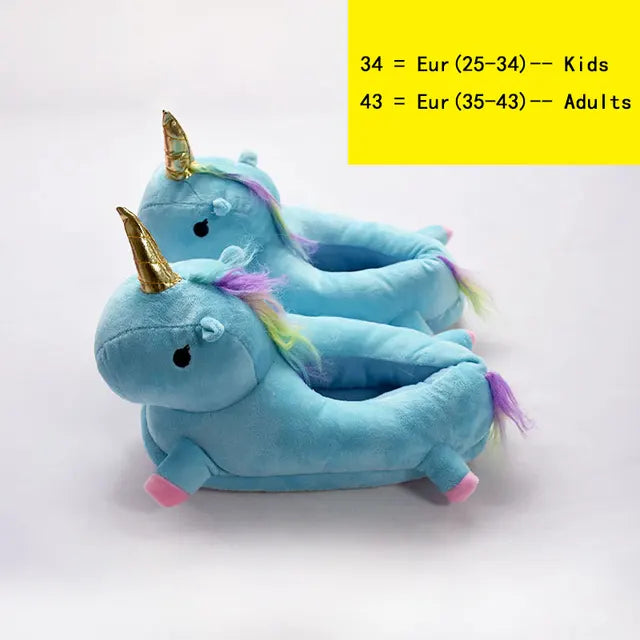 Unicorns Slippers For Kids and Adults