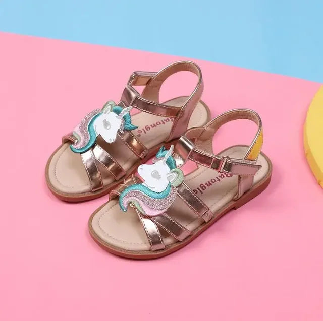 Girls Dressy Unicorn Sandals