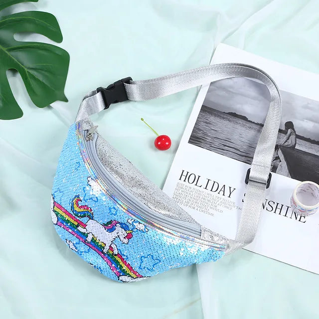 Unicorn Sequins Fanny Pack