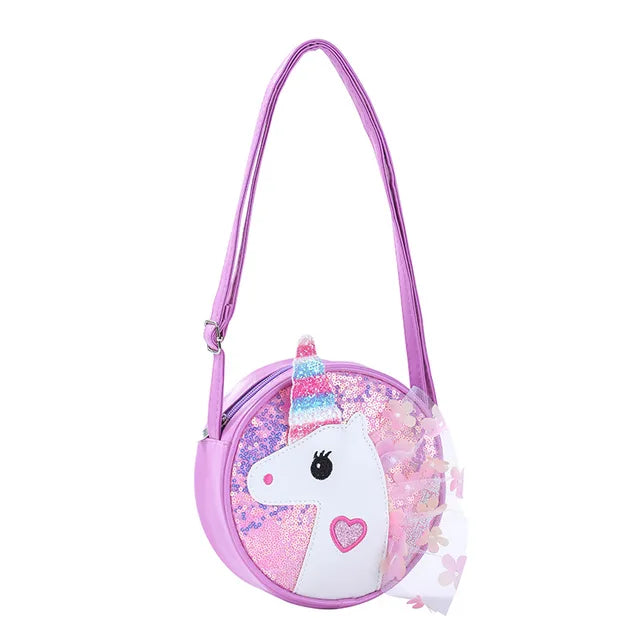 Glitter Unicorn Mini Shoulder Purse