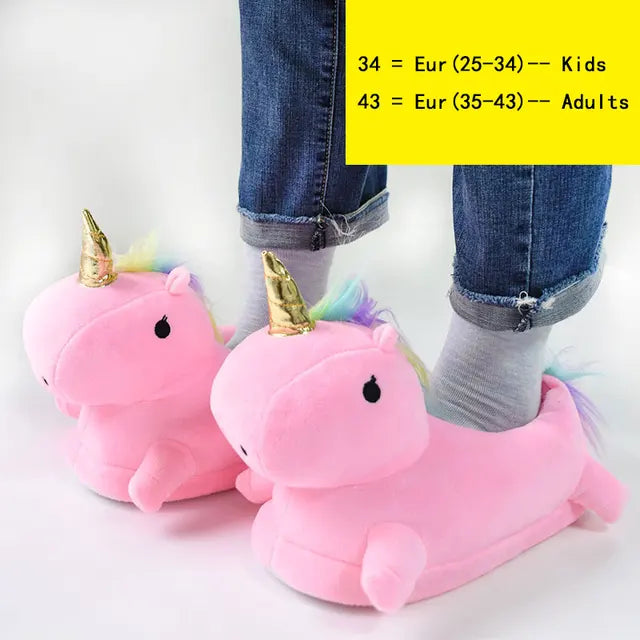 Unicorns Slippers For Kids and Adults