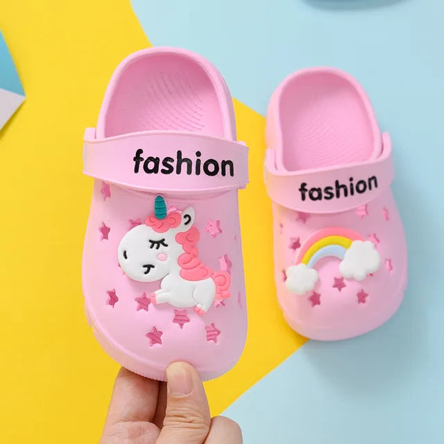 Kids Pastel Unicorn Crocs