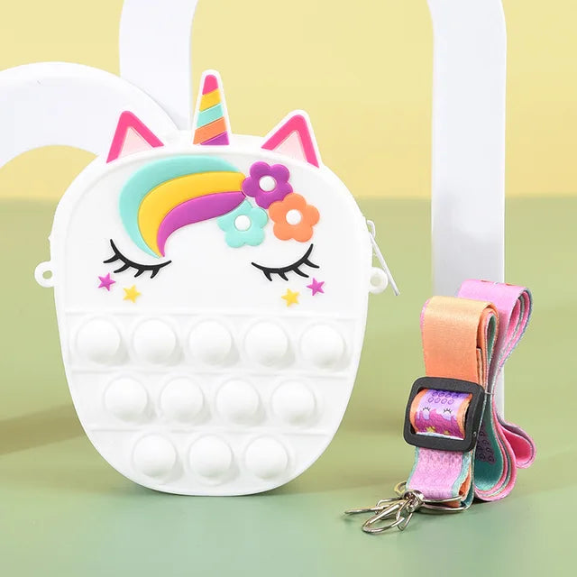 Unicorn Push-Pop Fidget Purse